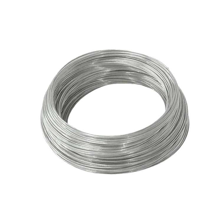 Coil of galvanized steel wire