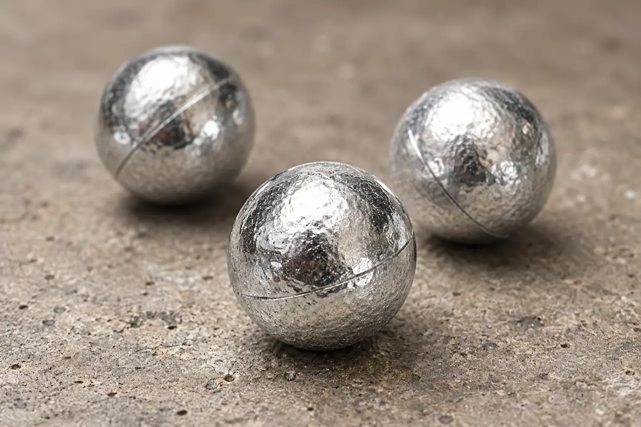 Close view of metallic hardware surfaces illustrating finish appearance